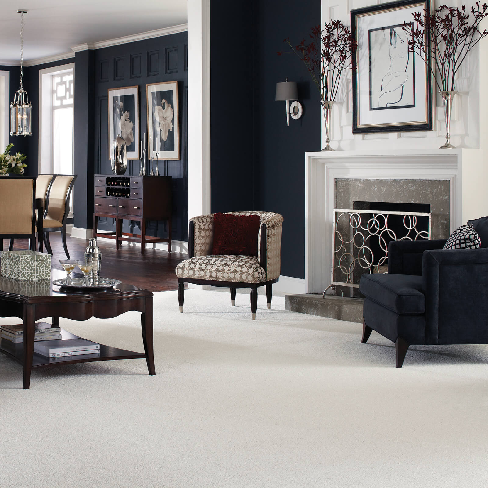 Carpet in the Living Room | Dalton Wholesale Floors