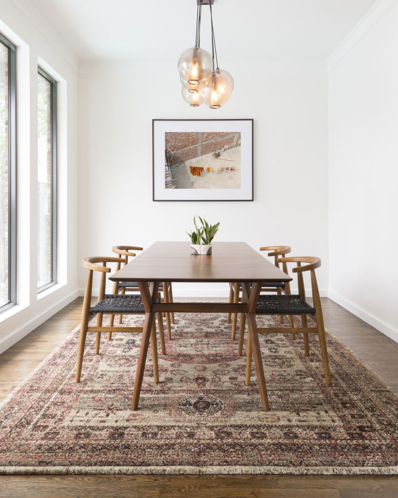 Use an Area Rug to Elevate Your Dining Room