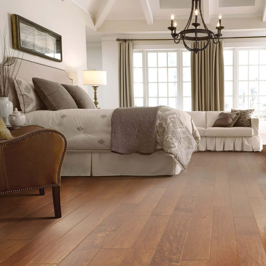 Bedroom hardwood | Dalton Wholesale Floors