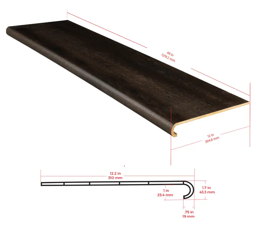 Grayton Stair Tread | Dalton Wholesale Floors